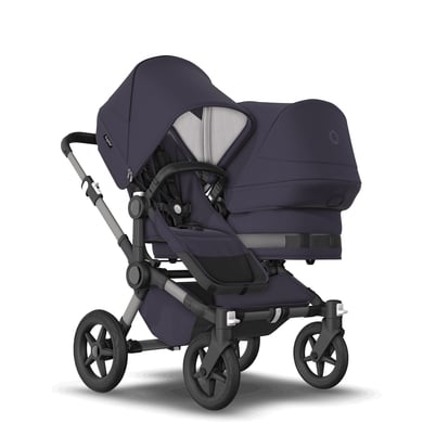 bugaboo Geschwisterwagen Donkey 5 Duo Complete Graphite/Dark Navy von Bugaboo