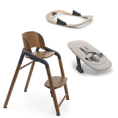 bugaboo Hochstuhl Giraffe Basis Warm Wood/Grey mit Wippengestell und Neugeborenenset Giraffe Polar White bugaboo Hochstuhl Giraffe Basis Warm Wood/Grey mit Wippengestell und Neugeborenenset Giraffe Polar White von Bugaboo