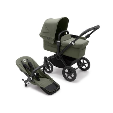 bugaboo Kombikinderwagen Donkey 5 Mono Complete Black/Forest Green von Bugaboo