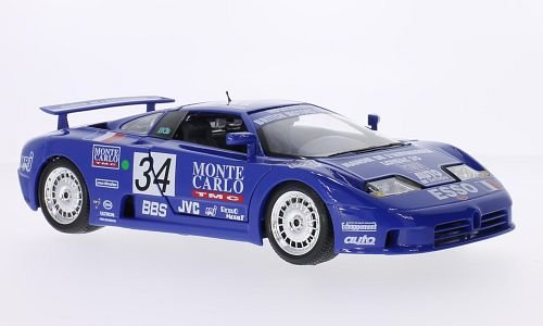 Bugatti EB 110 Super Sport, No.34, 24h Le Mans, 1994, Modellauto, Fertigmodell, Bburago 1:18 von Bugatti