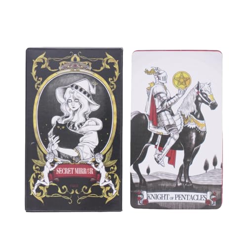 Buhygn Tarot, Tarot-Karten-Deck, Glücksspielspiel Mit Meditativem Und Entspannender, Tragbarer Kompakt, 10,5x6.2x2,8 cm, Für Kinder, Freunde, Klassenkameraden, Geburtstage Buhygn Tarot, Tarot-Karten-Deck, Glücksspielspiel Mit Meditativem Und Entspannender, Tragbarer Kompakt, 10,5x6.2x2,8 cm, Für Kinder, Freunde, Klassenkameraden, Geburtstage von Buhygn