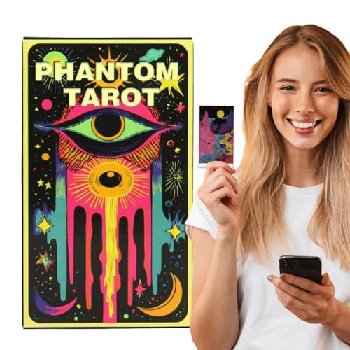 Buhygn Tarot-Englische Karten, Oracle Lesekarten, Mystisches Wahrsagungsspiel, klassisches symbolisches Kunstwerk, tragbares Design, 78 Karten, für Familie, Urlaub, Unterhaltung, Versammlung Buhygn Tarot-Englische Karten, Oracle Lesekarten, Mystisches Wahrsagungsspiel, klassisches symbolisches Kunstwerk, tragbares Design, 78 Karten, für Familie, Urlaub, Unterhaltung, Versammlung von Buhygn