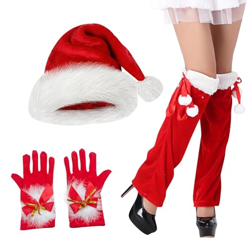 Buhygn Weihnachtskostüme für Mädchen, Weihnachtsmann-Cowgirl-Kostüm, rotes Weihnachtsmann-Zubehör, Weihnachts-Cosplay-Set, Verkleidungsset für Bühnenauftritte, Urlaubspartys Buhygn Weihnachtskostüme für Mädchen, Weihnachtsmann-Cowgirl-Kostüm, rotes Weihnachtsmann-Zubehör, Weihnachts-Cosplay-Set, Verkleidungsset für Bühnenauftritte, Urlaubspartys von Buhygn