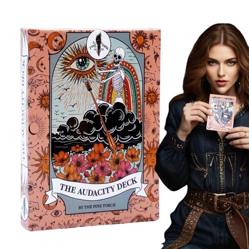 Deck Orakel, Tarotkarten für Anfänger, Positive Spirit Tarotkarten Set, Unterbewusster Spiegel, Qualitätsmaterial, 1 Set, für tägliche Lesungen, Astrologie & Wahrsagerei von Buhygn