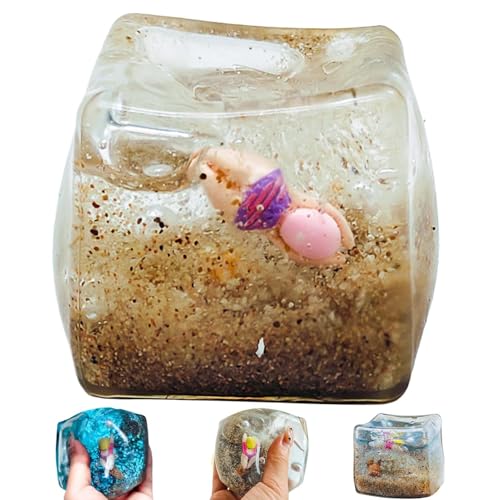 Fidget Toy Stress Cube, Kinderentspannung Spielzeug, Sensorischer Spielwürfel Mit Tragbarem Und Wiederverwendbarem, Unterhaltsamem Stressabbau, 6 Cm, Für Kinder, Reisen, Roadtrip, Outdoor, Pendelverke von Buhygn