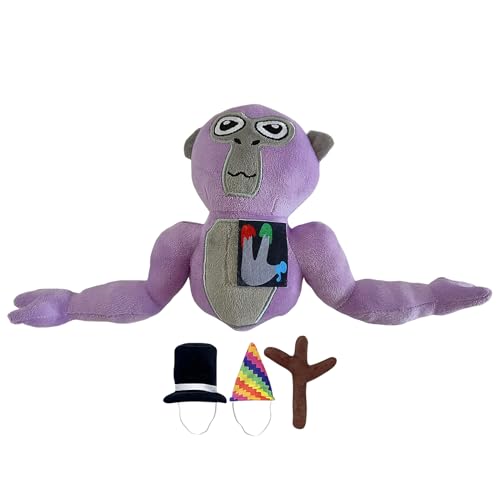 G-Orilla-Tag, G-Orilla-Puppen, Spielcharakter Plüschspielzeug, Themenbezogenes Plüschspielzeug, Waschbar Und Tragbar, Leicht Zu Reinigen, 30x18 cm, Für Kinder, Sammler, Partys G-Orilla-Tag, G-Orilla-Puppen, Spielcharakter Plüschspielzeug, Themenbezogenes Plüschspielzeug, Waschbar Und Tragbar, Leicht Zu Reinigen, 30x18 cm, Für Kinder, Sammler, Partys von Buhygn