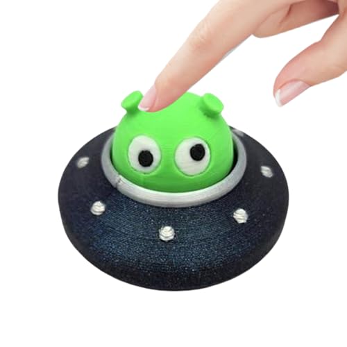 Green Al Ien Place Space Keychain Push Toy, Mechanical Clicker Toy, Spaceship Fidget Game Mit Einzigartigem 3D -gedrucktem Design, Tragbarem Und Kompakt, 5x2,5 Cm, Für Zuhause, Reise, Unterhaltung, Un Green Al Ien Place Space Keychain Push Toy, Mechanical Clicker Toy, Spaceship Fidget Game Mit Einzigartigem 3D -gedrucktem Design, Tragbarem Und Kompakt, 5x2,5 Cm, Für Zuhause, Reise, Unterhaltung, Un von Buhygn
