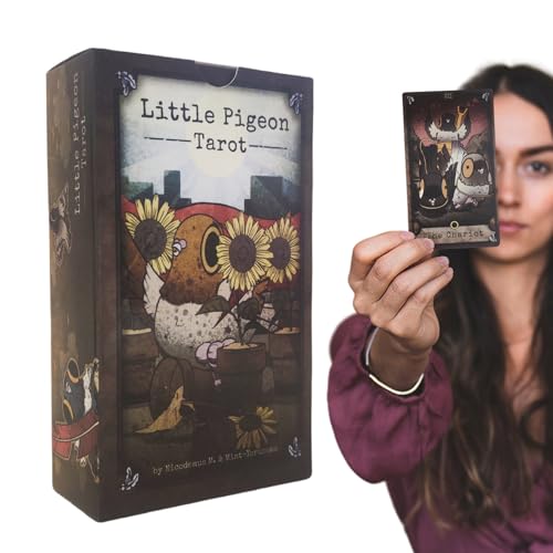 Little Pigeon Tarot, Wahrsagerkarten, spirituelle Tarotkarten, tragbar, leicht zu verstehen, 2,2 x 7,2 x 3,4 cm, für Wahrsagung, Kartenlesen, spirituelle Führung Little Pigeon Tarot, Wahrsagerkarten, spirituelle Tarotkarten, tragbar, leicht zu verstehen, 2,2 x 7,2 x 3,4 cm, für Wahrsagung, Kartenlesen, spirituelle Führung von Buhygn