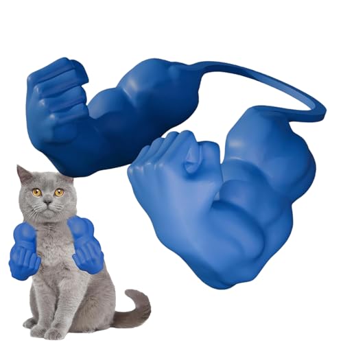 Lustiges Arm, Muskulöses Katzenkostüm, Katzen-Cosplay-Requisiten, mit lustigem 3D-Design, leicht, Haustierfreundlich, Weiß, für Halloween, Partys, Fotos, Haustiere Lustiges Arm, Muskulöses Katzenkostüm, Katzen-Cosplay-Requisiten, mit lustigem 3D-Design, leicht, Haustierfreundlich, Weiß, für Halloween, Partys, Fotos, Haustiere von Buhygn