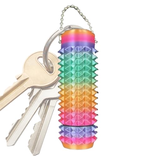 Spiky Stim Keychain, Taschenzappwerksspielzeug, Sensorischer Schlüsselbund -Fidget Mit 3D -gedrucktem Tragbarem Design, Leicht Und Einfach Zu Tragen, 3x3x8cm, Für Schule, Reisen, Arbeitsplatz, Spiky Stim Keychain, Taschenzappwerksspielzeug, Sensorischer Schlüsselbund -Fidget Mit 3D -gedrucktem Tragbarem Design, Leicht Und Einfach Zu Tragen, 3x3x8cm, Für Schule, Reisen, Arbeitsplatz, von Buhygn