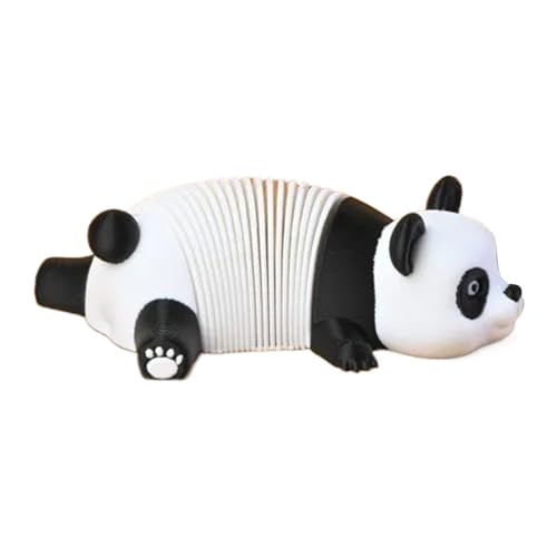 Spring Panda Stress Relief Toy, Beruhigendes Panda-Spielzeug, Stress-Refeil-Ornament Mit Tragbarem Und Kompaktem, Beruhigendem Dekorativem Design, 12,5 X 7,3 X 4 Cm, Für Teenager, Studenten, Erwachsen Spring Panda Stress Relief Toy, Beruhigendes Panda-Spielzeug, Stress-Refeil-Ornament Mit Tragbarem Und Kompaktem, Beruhigendem Dekorativem Design, 12,5 X 7,3 X 4 Cm, Für Teenager, Studenten, Erwachsen von Buhygn