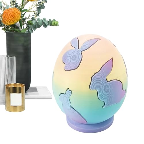 3D Printed Egg Toys, Sensory Toys for Kids, Rabbit Puzzle Building Blocks, Creative Holiday Decor and Educational Gift for Boys and Girls, 4.02x3.23 Inches 3D Printed Egg Toys, Sensory Toys for Kids, Rabbit Puzzle Building Blocks, Creative Holiday Decor and Educational Gift for Boys and Girls, 4.02x3.23 Inches von Buhyujkm