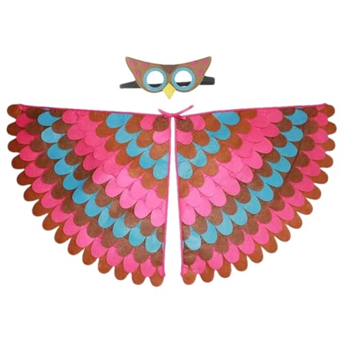 Buhyujkm Bird Wings Kids, Dress-Up Gradient Color Costume Wings, 50cm/19.69 inches, Vibrant Color Design, Soft Skin-Friendly Peafowl Outfit, Colorful Cosplay for Halloween, Parties Buhyujkm Bird Wings Kids, Dress-Up Gradient Color Costume Wings, 50cm/19.69 inches, Vibrant Color Design, Soft Skin-Friendly Peafowl Outfit, Colorful Cosplay for Halloween, Parties von Buhyujkm