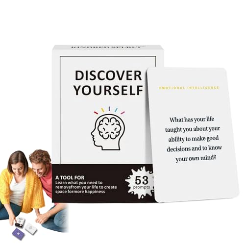 Buhyujkm Family Board Games, Social Talking Points Cards, Fun Positive Deck, Conversation Starter, Interactive Questions for Reunion, Dinner Party, Beach Day, Family Gatherings von Buhyujkm