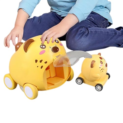 Buhyujkm Push and Go Race Car, Press and Go Car Toys, Cartoon Animal Friction Play Vehikel, Entzückende Neuheit Kinderspielfahrzeug für 1-2 Jahre Alten Buhyujkm Push and Go Race Car, Press and Go Car Toys, Cartoon Animal Friction Play Vehikel, Entzückende Neuheit Kinderspielfahrzeug für 1-2 Jahre Alten von Buhyujkm