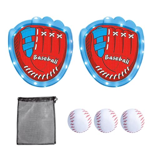 Buhyujkm Sticky Ball Catch Game, Baseball Throwing Game Kit, Baseball Training Toy, Outdoor Catch Game, Outdoor Carnival Sticky Ball Catch Game with Adjustable Straps for Kids and Adults Buhyujkm Sticky Ball Catch Game, Baseball Throwing Game Kit, Baseball Training Toy, Outdoor Catch Game, Outdoor Carnival Sticky Ball Catch Game with Adjustable Straps for Kids and Adults von Buhyujkm