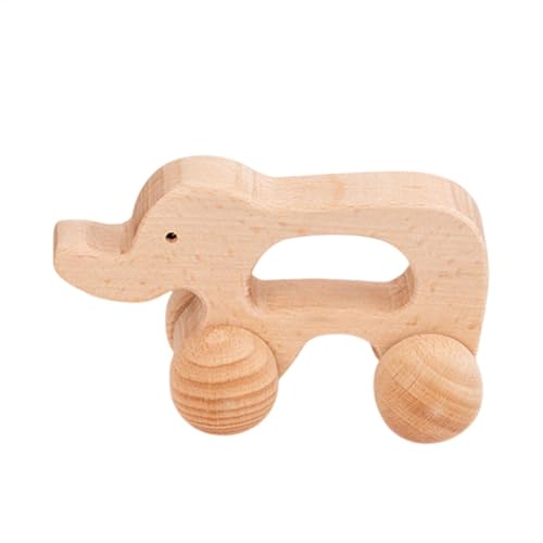 Buhyujkm Wooden Car Toys, Funny Wooden Kids Toys, 8x5.5x7.5cm Portable Transport Vehicle Plush, Adorable Early Learning Fine Motor Skill Development Toy for Boys Girls von Buhyujkm