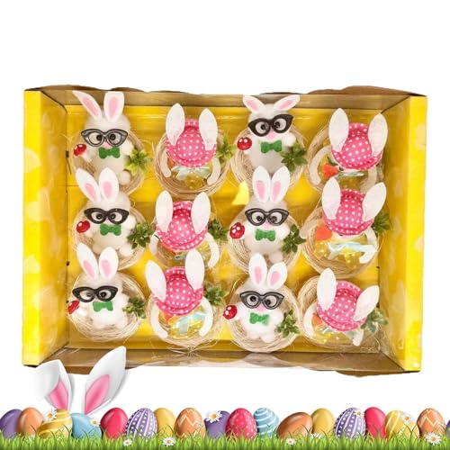 Easter Plushies Set, 12-Piece Bunny and Chick Spring Decor, 9.84x6.89x2.36 Inches Realistic Farm Animal Plushies for Easters Decorations and Party Favors Easter Plushies Set, 12-Piece Bunny and Chick Spring Decor, 9.84x6.89x2.36 Inches Realistic Farm Animal Plushies for Easters Decorations and Party Favors von Buhyujkm