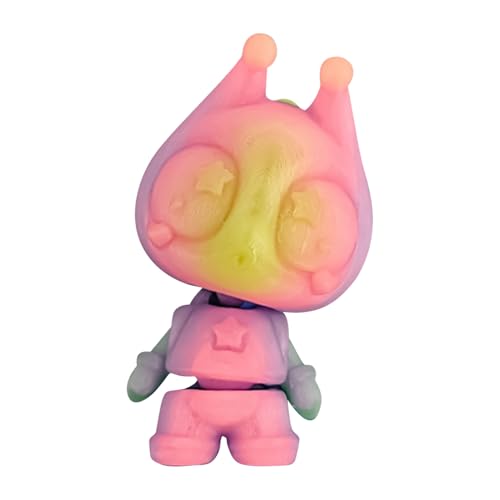 Gelenkige Alien-Figur, bewegliches Alien-Spielzeug, 3D-gedrucktes Schreibtisch-Sammelstück, Sci-Fi-Figur für Arbeitsplatz, Desktop, Nachttisch, Zimmer, Tischplatte, Familie, Freund, 6,9 x 3,5 cm Gelenkige Alien-Figur, bewegliches Alien-Spielzeug, 3D-gedrucktes Schreibtisch-Sammelstück, Sci-Fi-Figur für Arbeitsplatz, Desktop, Nachttisch, Zimmer, Tischplatte, Familie, Freund, 6,9 x 3,5 cm von Buhyujkm