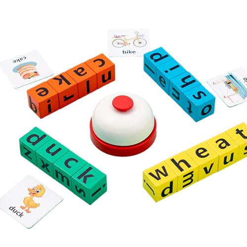 Spelling Block Toy Multiplayer Matching Letter Game, Adorable Educational Alphabet Puzzle Blocks, Fun Children Learning Toy for Home, Kindergarten and Classroom Use, Kids Spelling Block Toy Multiplayer Matching Letter Game, Adorable Educational Alphabet Puzzle Blocks, Fun Children Learning Toy for Home, Kindergarten and Classroom Use, Kids von Buhyujkm