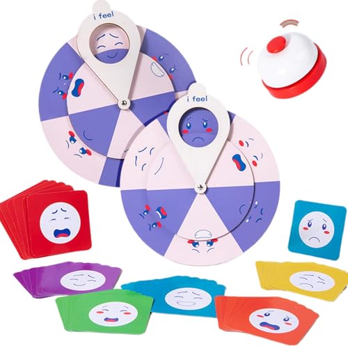 Wooden Kids Emotion Wheel, Mental Health Behavior Wheels, 22.3x18.5x5.2cm Adorable Early Mental Health Feelings Toy for Preschool Kindergarten Elementary School Teacher Wooden Kids Emotion Wheel, Mental Health Behavior Wheels, 22.3x18.5x5.2cm Adorable Early Mental Health Feelings Toy for Preschool Kindergarten Elementary School Teacher von Buhyujkm