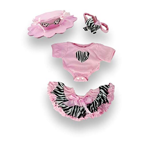Build Your Bears Wardrobe 5060322144214 Teddy Bear Clothes Teddybär-Kleidung, Zebra-Outfit, Hut und Schuhe, Rose, See Size Guide Image Build Your Bears Wardrobe 5060322144214 Teddy Bear Clothes Teddybär-Kleidung, Zebra-Outfit, Hut und Schuhe, Rose, See Size Guide Image von Build Your Bears Wardrobe