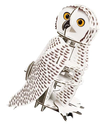 Build Your Own Moving Snowy Owl – Drehkopfaktion – umweltfreundliches Karton-Bastelset – ab 8 Jahren Build Your Own Moving Snowy Owl – Drehkopfaktion – umweltfreundliches Karton-Bastelset – ab 8 Jahren von Build Your Own