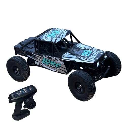 BuildCubes 1/18 RC Off-Road Auto, 2.4G 3CH Rohrrahmen RC Kletterfahrzeug Modell RC Kletternder Auto, 10KM/H RC Kletterer Mini RC Crawler Car Spielzeug Geschenke für Erwachsene -RTR von BuildCubes