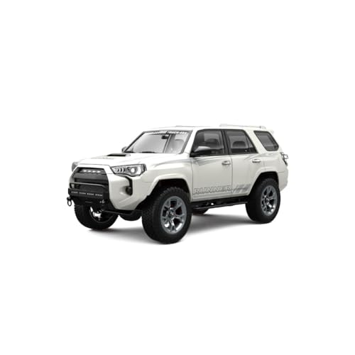 BuildCubes 1/18 RC Off-Road Auto, 2.4G Vollproportional Bürstenmotor 4WD RC Car Mini Crawler RC Kletterfahrzeug, 4.2KM/H Legierung Geländewagen Kletternder Auto Modell, Geschenke -RTR von BuildCubes