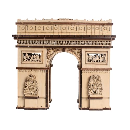 BuildCubes 3D Holzpuzzle für Erwachsene, 3D Puzzle Paris Arc de Triomphe Holz Modell Bausatz, 180 Teile Holzpuzzle Triumphbogen Architecture Welt Berühmte Gebäude Wohnkultur Geschenk BuildCubes 3D Holzpuzzle für Erwachsene, 3D Puzzle Paris Arc de Triomphe Holz Modell Bausatz, 180 Teile Holzpuzzle Triumphbogen Architecture Welt Berühmte Gebäude Wohnkultur Geschenk von BuildCubes