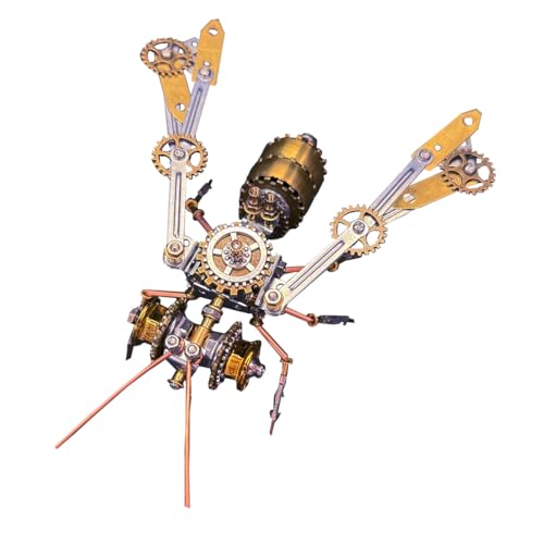 BuildCubes Biene 3D Metall Puzzle Erwachsene, Steampunk Mechanisch Insekt 3D Puzzle Metall Modellbausatz Tier, 181PCS DIY Montage Biene Modell Kit Handwerk Spielzeug Geschenk -KIT BuildCubes Biene 3D Metall Puzzle Erwachsene, Steampunk Mechanisch Insekt 3D Puzzle Metall Modellbausatz Tier, 181PCS DIY Montage Biene Modell Kit Handwerk Spielzeug Geschenk -KIT von BuildCubes