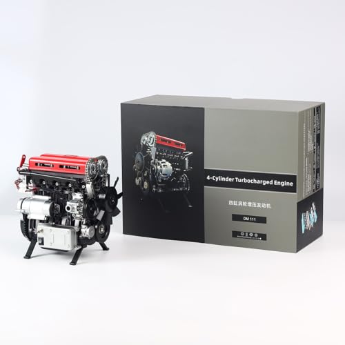 BuildCubes L4 Verbrennungsmotor Modell, 3D Metall L4 Motorbausatz Turbolader Reihenvierzylinder Automotor Modellbausatz, 364+PCS Physik Experimentierspielzeug Geschenke für Erwachsene BuildCubes L4 Verbrennungsmotor Modell, 3D Metall L4 Motorbausatz Turbolader Reihenvierzylinder Automotor Modellbausatz, 364+PCS Physik Experimentierspielzeug Geschenke für Erwachsene von BuildCubes
