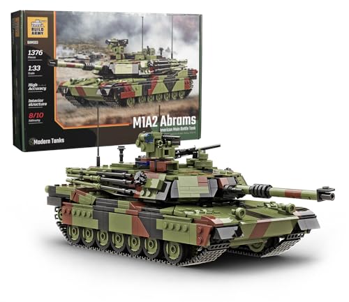 Buildarmy USA M1A2 Abrams Main Battle Tank Brick Model Building Block 1376pcs Buildarmy USA M1A2 Abrams Main Battle Tank Brick Model Building Block 1376pcs von Buildarmy