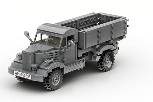 Buildarmy WW2 German Opel Blitz Truck Model Brick Building Block 381pcs von Buildarmy