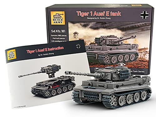 Buildarmy WW2 Tiger 1 Deutsche Panzer 1:33 Baustein Modell Construction Set Buildarmy WW2 Tiger 1 Deutsche Panzer 1:33 Baustein Modell Construction Set von Buildarmy