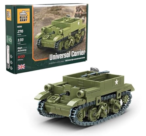 Buildarmy WW2 Universal Carrier Tracked Vehicle Model Building Block 276pcs von Buildarmy
