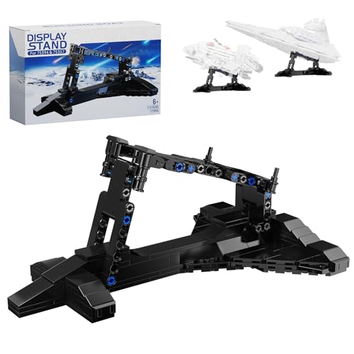 Ausstellungsständer kompatibel mit Lego 75394 & 75357, Imperial Aircraft Stand Bauset, kreative Geschenke und Film-Sammlerstücke für Fans, Erwachsene, Kinder (172 Stück) von BuildingBoat