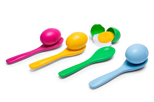 BS Toys - Eier Löffel Laufen - Gartenspiele für Kinder - Bewegungsspiele - Spiele für Draußen BS Toys - Eier Löffel Laufen - Gartenspiele für Kinder - Bewegungsspiele - Spiele für Draußen von BS Toys