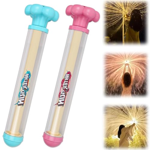 2 Stück Feuerwerks Wasserpistole Spielzeug, Herausziehbare Water Gun, Wasserspritzpistole für Kinder und Erwachsene, Romantisches Wasserspielzeug für Outdoor Pool Beach Garten 2 Stück Feuerwerks Wasserpistole Spielzeug, Herausziehbare Water Gun, Wasserspritzpistole für Kinder und Erwachsene, Romantisches Wasserspielzeug für Outdoor Pool Beach Garten von Bukbas