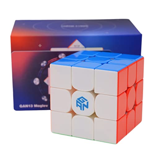 Bukefuno GAN 13 Maglev UV 3x3 Magnetischer Zauberwürfel Speed Puzzle Stickerless Cube Magic Gans Cubes Flaggschiff (UV-Beschichtung Glänzend) von Bukefuno