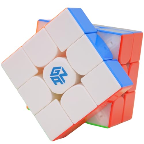 Bukefuno GAN 14 Maglev UV 3x3 Magnetischer Zauberwürfel Speed Puzzle Stickerless Cube Magic 56mm Würfel 2023 Flaggschiff (UV-beschichtet Glänzend) von Bukefuno