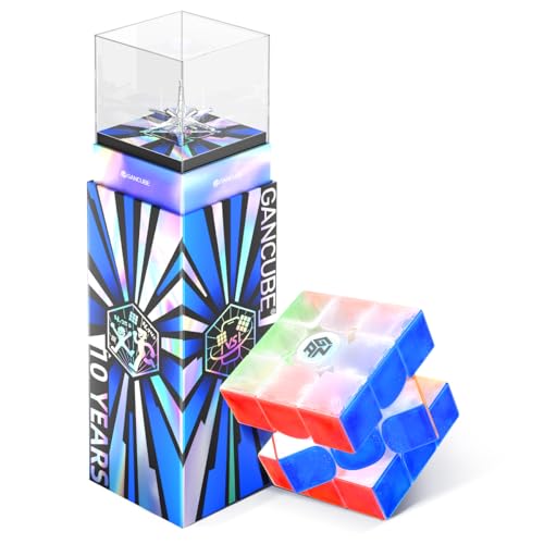 Bukefuno GAN 15 Maglev UV (10th Version) 3x3 Zauberwürfel Flagship GAN15 Magnetic Speed Cube Maglev 2024 Magic Puzzle Stickerless 58.6g Ultraleicht 3x3x3 Gans Cubes von Bukefuno