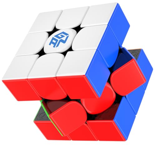 Bukefuno GAN 15 Maglev UV 3x3 Magnetischer Zauberwürfel Speed Puzzle Stickerless Magic Cube GAN15 UV 3x3x3 Würfel Aufgerüstete Version (Schwarzer Kern UV-beschichtet) von Bukefuno