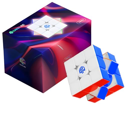 Bukefuno GAN 16 Maglev MAX UV 3x3 Magnetischer Zauberwürfel Speed Puzzle Stickerless Cube Magic 56mm GAN16 Maglev UV Würfel 2025 Flaggschiff (UV-beschichtet glänzend) von Bukefuno
