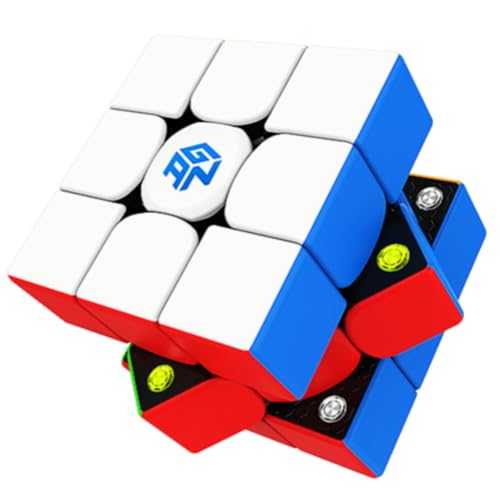 Bukefuno GAN 356 M Lite 3x3 Magnetic Speed Magic Cube Stickerless GAN356 M 3x3x3 Cube Speed Puzzle GAN 356M Magic (Lite Version 2020) von Bukefuno