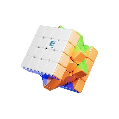 Bukefuno MoYu AoSu V7 Single-Track UV 4x4 Zauberwürfel Magnetisch, Moyu AoSu WRM V7 mit 96 Magneten würfel, Puzzle 4x4x4 Single-Track UV Stickerlos Cube Speed von Bukefuno