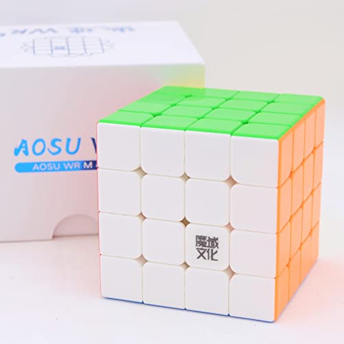 Bukefuno MoYu AoSu WR M 4x4 Magic Cube Magnetic Moyu AoSu WRM Puzzle 4x4x4 Magic Stickerless Cube Speed Bukefuno MoYu AoSu WR M 4x4 Magic Cube Magnetic Moyu AoSu WRM Puzzle 4x4x4 Magic Stickerless Cube Speed von Bukefuno