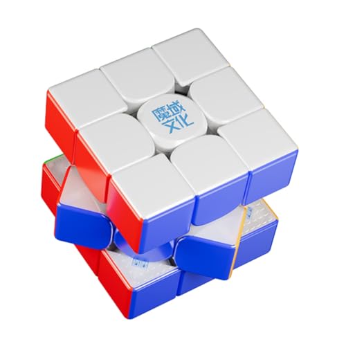 Bukefuno MoYu Super WeiLong V2 20 Ball Core UV MagLev-Version 3x3 (2025) Magnetic Speed Stickerless Cube Magic Puzzle 3x3x3 Spielzeug (20-Magnet-Kugelkern UV-beschichtet) von Bukefuno