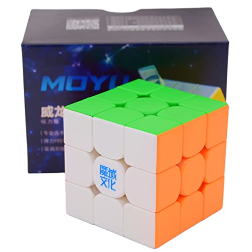 Bukefuno MoYu WeiLong WRM V9 3x3 Magnetpuzzle WR M V9 Magic Stickerless Competition 3x3 Cube Speed moyu WeiLong V9 3x3x3 Magnetische Version Bukefuno MoYu WeiLong WRM V9 3x3 Magnetpuzzle WR M V9 Magic Stickerless Competition 3x3 Cube Speed moyu WeiLong V9 3x3x3 Magnetische Version von Bukefuno