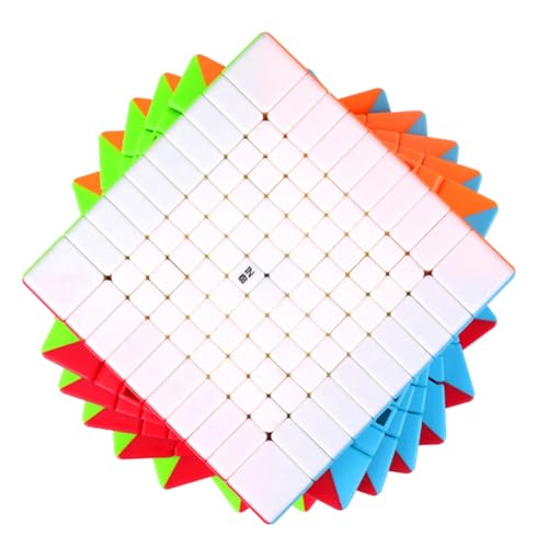 Bukefuno QY 10x10 Cube Puzzle Speed Magic Stickerless QY 10x10x10 Cube 84MM von Bukefuno